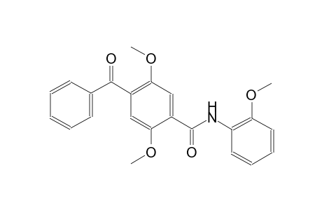benzamide, 4-benzoyl-2,5-dimethoxy-N-(2-methoxyphenyl)-