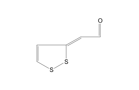 3H-1,2-DITHIOLE-delta3,alpha-ACETALDEHYDE