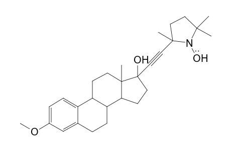 17.alpha.-3-Methoxy-[2-(2,5,5-trimethyl-1-oxylpyrrolidin-2-yl)ethyn-1-yl]estra-1,3,5(10)-triene-17.beta.-ol radical