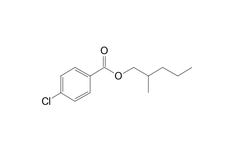 4-Chlorobenzoic acid, 2-methylpentyl ester