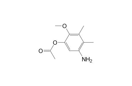 (5-amino-2-methoxy-3,4-dimethyl-phenyl) acetate