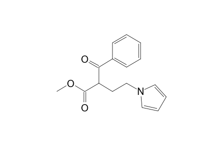 Methyl 2-benzoyl-4-(pyrrol-1'-yl)butyrate
