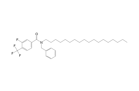 Benzamide, 3-fluoro-4-trifluoromethyl-N-benzyl-N-octadecyl-