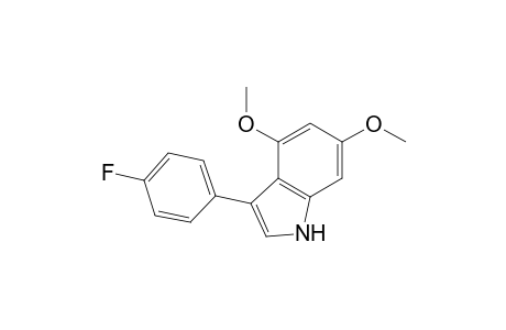 3-(4'-fluorophenyl)-4,6-dimethoxyindole