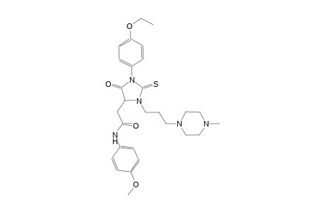 2-{1-(4-ethoxyphenyl)-3-[3-(4-methyl-1-piperazinyl)propyl]-5-oxo-2-thioxo-4-imidazolidinyl}-N-(4-methoxyphenyl)acetamide