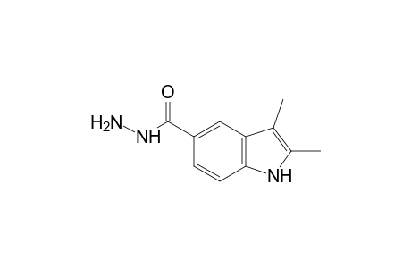 2,3-dimethylindole-5-carboxylic acid, hydrazide