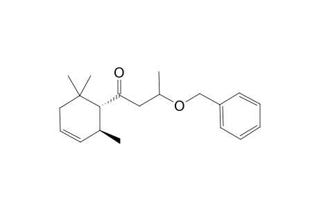 3-Benzyloxy-1-((1R,2S)-2,6,6-trimethyl-cyclohex-3-enyl)-butan-1-one