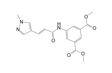 dimethyl 5-{[(2E)-3-(1-methyl-1H-pyrazol-4-yl)-2-propenoyl]amino}isophthalate