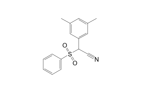 2-(3,5-dimethylphenyl)-2-(phenylsulfonyl)ethanenitrile