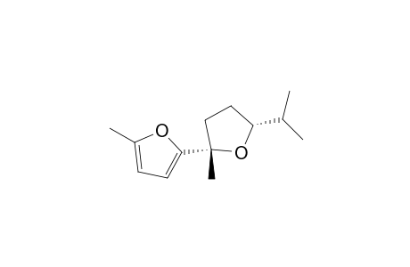 2,2'-Bifuran, 2,3,4,5-tetrahydro-2,5'-dimethyl-5-(1-methylethyl)-, cis-(.+-.)-