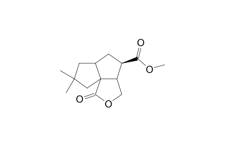 Methyl (4.beta.)-octahydro-7,7-dimethyl-1-oxo-1H-pentaleno[1,6-c]furan-4-carboxylate
