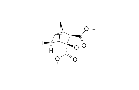 DIMETHYL-3-EXO-HYDROXY-5-EXO-IODO-TRICYCLO-[2.2.1.0(2,6)]-HEPTANE-2,3-ENDO-DICARBOXYLATE