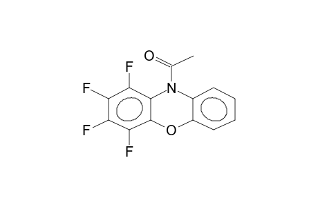 1,2,3,4-TETRAFLUORO-10-ACETYLPHENOXAZINE