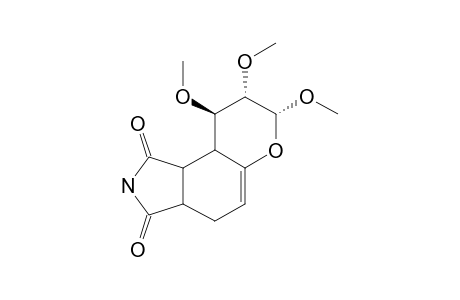 (2S,3R,4S,4AS,5S,6R)-4A,5,6,7-TETRAHYDRO-2,3,4-TRI-O-METHYLOXY-5,6-CHROMANDICARBOXIMIDE