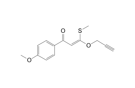 (Z)-1-(4-methoxyphenyl)-3-(methylthio)-3-prop-2-ynoxy-2-propen-1-one