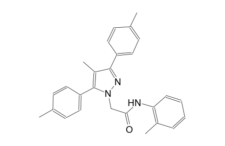 2-[4-methyl-3,5-bis(4-methylphenyl)-1H-pyrazol-1-yl]-N-(2-methylphenyl)acetamide