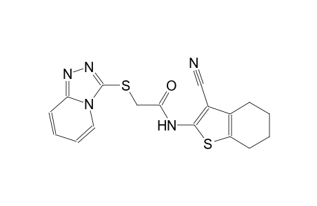 acetamide, N-(3-cyano-4,5,6,7-tetrahydrobenzo[b]thien-2-yl)-2-([1,2,4]triazolo[4,3-a]pyridin-3-ylthio)-