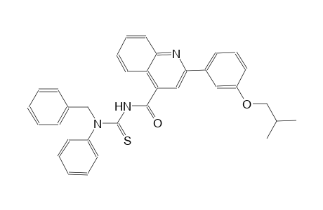 N-benzyl-N'-{[2-(3-isobutoxyphenyl)-4-quinolinyl]carbonyl}-N-phenylthiourea
