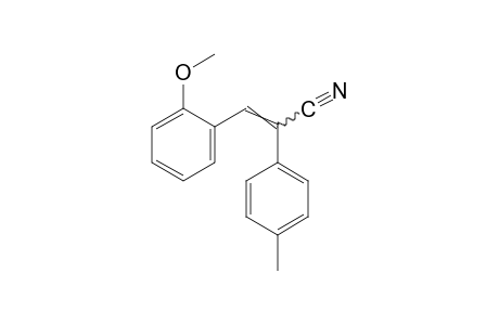 3-(o-methoxyphenyl)-2-p-tolylacrylonitrile