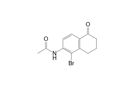 N-(5-Bromo-1,2,3,4-tetrahydro-1-oxonaphthalen-6-yl)acetamide