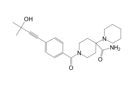 1-{1'-[4-(3,3-dimethylbut-1-yn-1-yl)benzoyl]-[1,4'-bipiperidin]-4'-yl}ethan-1-one