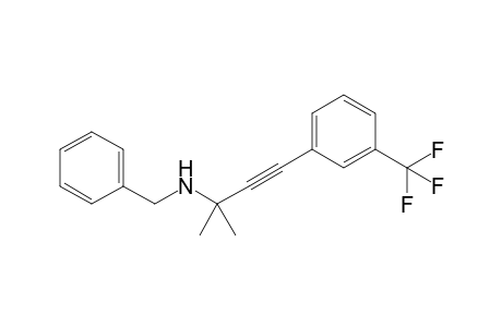Benzyl[3-(3-trifluoromethylphenyl)-1,1-dimethylprop-2-ynyl]amine