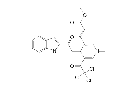 4-[(2-INDOLYLCARBONYL)-METHYL]-3-[(E)-2-(METHOXYCARBONYL)-VINYL]-1-METHYL-5-(TRICHLOROACETYL)-1,4-DIHYDROPYRIDINE
