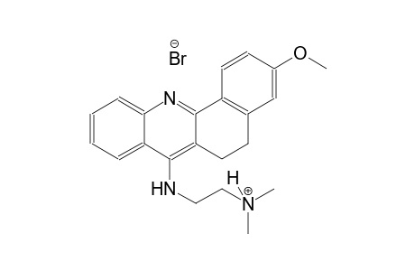 2-[(3-methoxy-5,6-dihydrobenzo[c]acridin-7-yl)amino]-N,N-dimethylethanaminium bromide