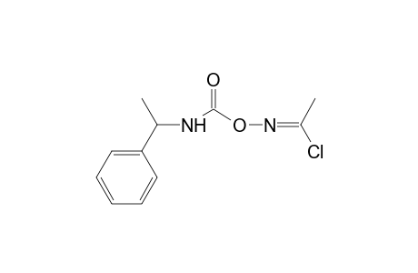 Ethanimidoyl chloride, N-[[[(1-phenylethyl)amino]carbonyl]oxy]-