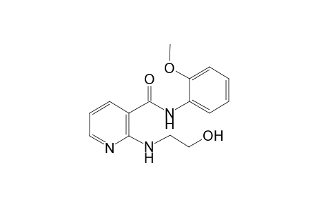 2-[(2-Hydroxyethyl)amino]-N-(2-methoxyphenyl)nicotinamide