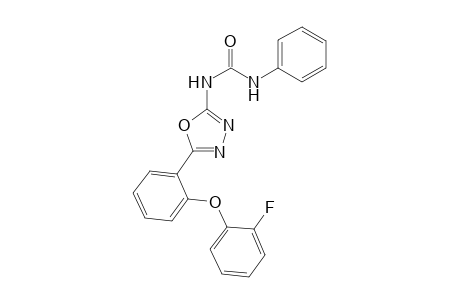 N-{5-[2'-(2"-Fluorophenoxy)phenyl]-1,3,4-oxadiazol-2-yl}-N'-phenylurea