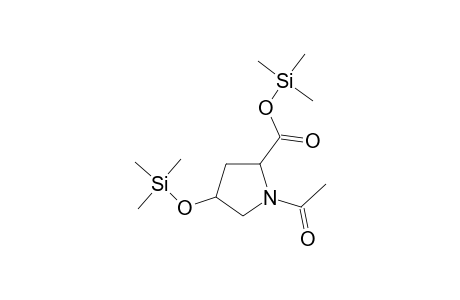 Trimethylsilyl 1-acetyl-4-[(trimethylsilyl)oxy]prolinate