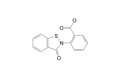 2-(3-keto-1,2-benzothiazol-2-yl)benzoic acid