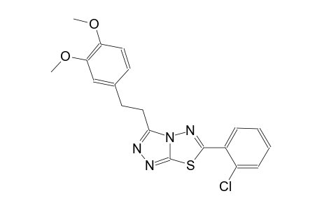 [1,2,4]triazolo[3,4-b][1,3,4]thiadiazole, 6-(2-chlorophenyl)-3-[2-(3,4-dimethoxyphenyl)ethyl]-