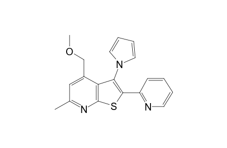 2-[4-(methoxymethyl)-6-methyl-3-(1H-pyrrol-1-yl)thieno[2,3-b]pyridin-2-yl]pyridine