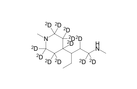 1-Methyl-4-(1-methylaminopent-3-yl)piperidine-D12