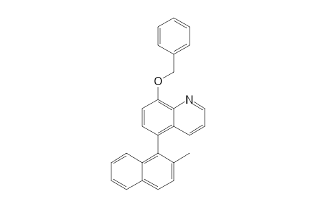 8-Benzyloxy-5-(2-methyl-1-naphthyl)quinoline
