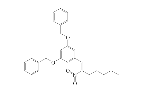 1-(3',5'-dibenzyloxyphenyl)-2-nitrohept-1-ene