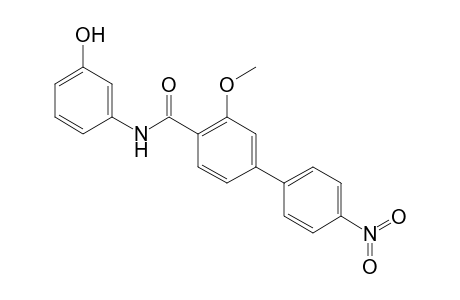 N-(3-Hydroxyphenyl)-2-methoxy-4-(4-nitrophenyl)-benzamide