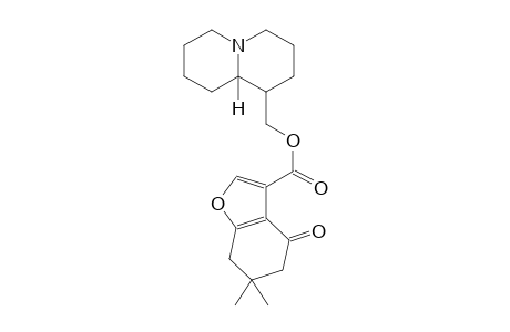 (1R,9aR)-octahydro-2H-quinolizin-1-ylmethyl 6,6-dimethyl-4-oxo-4,5,6,7-tetrahydro-1-benzofuran-3-carboxylate
