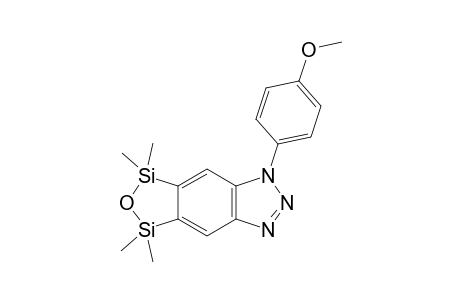 1-(4-Methoxylphenyl)-5,6-oxadisilole fused benzotriazole