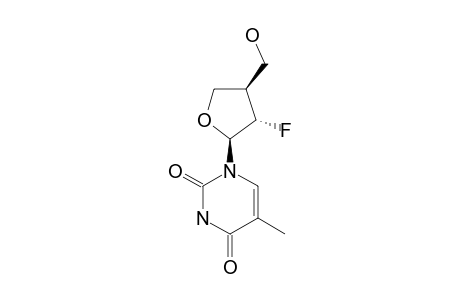5-METHYL-1-((1R,2R,3S)-TETRAHYDRO-3-HYDROXYMETHYL-2-FLUORO-1-FURANYL)-2,4(1H,3H)-PYRIMIDINEDIONE