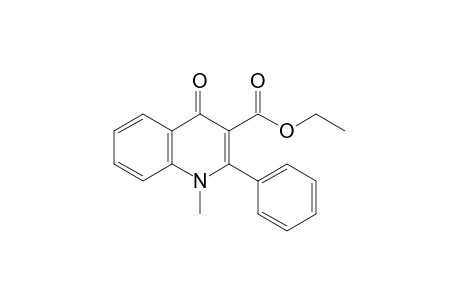 1,4-dihydro-1-methyl-4-oxo-2-phenyl-3-quinolinecarboxylic acid, ethyl ester