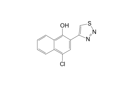 4-Chloranyl-2-(1,2,3-thiadiazol-4-yl)naphthalen-1-ol