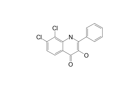 2-PHENYL-3-HYDROXY-7,8-DICHLORO-QUINOLIN-4(1H)-ONE