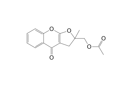2-Acetoxymethyl-2-methyl-2,3-dihydro-4H-furo[2,3-b][1]benzopyran-4-one