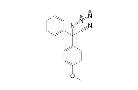 2-Azido-2-(4-methoxyphenyl)-2-phenyl-acetonitrile