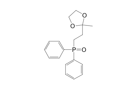 Phosphine oxide, [2-(2-methyl-1,3-dioxolan-2-yl)ethyl]diphenyl-