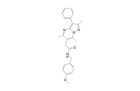 pyrazolo[1,5-a]pyrimidine-6-acetamide, N-[(4-methoxyphenyl)methyl]-2,5,7-trimethyl-3-phenyl-