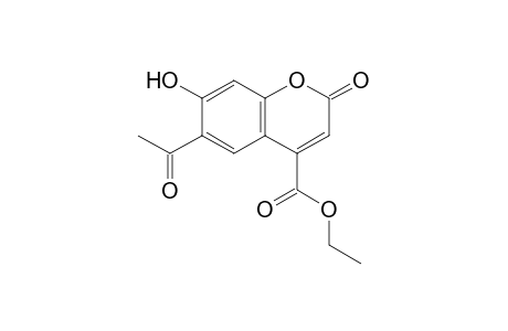 Ethyl 6-acetyl-7-hydroxy-2-oxo-2H-chromene-4-carboxylate